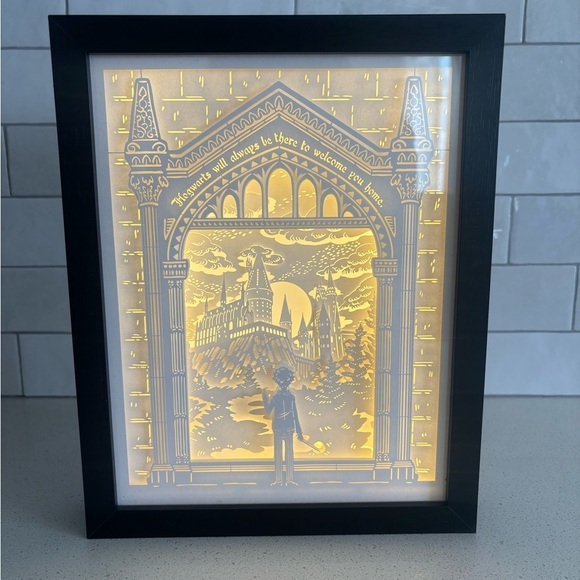 Litjoy Other - LitJoy Crate Harry Potter Hogwarts Light Box Art Fairyloot Illumicrate